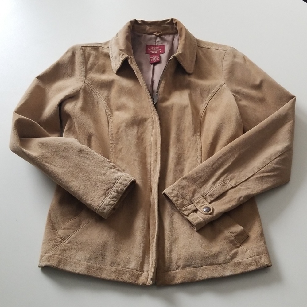 Eddie Bauer Washable Suede Jacket